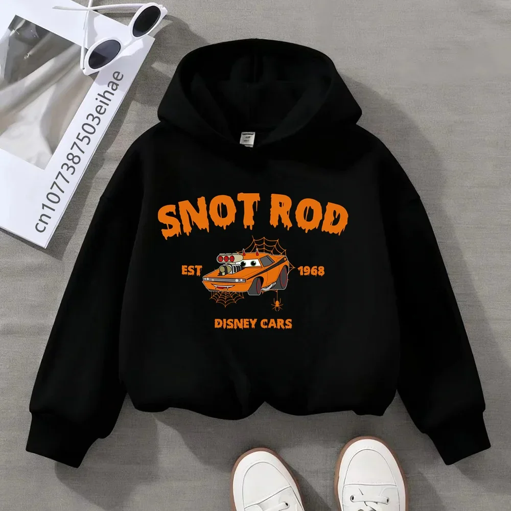 

Lightning McQueen Pixar Racing Hooded Boys and Girls Spring-Autumn Lightweight Soft Casual Outdoor Leisure Sports Outfit