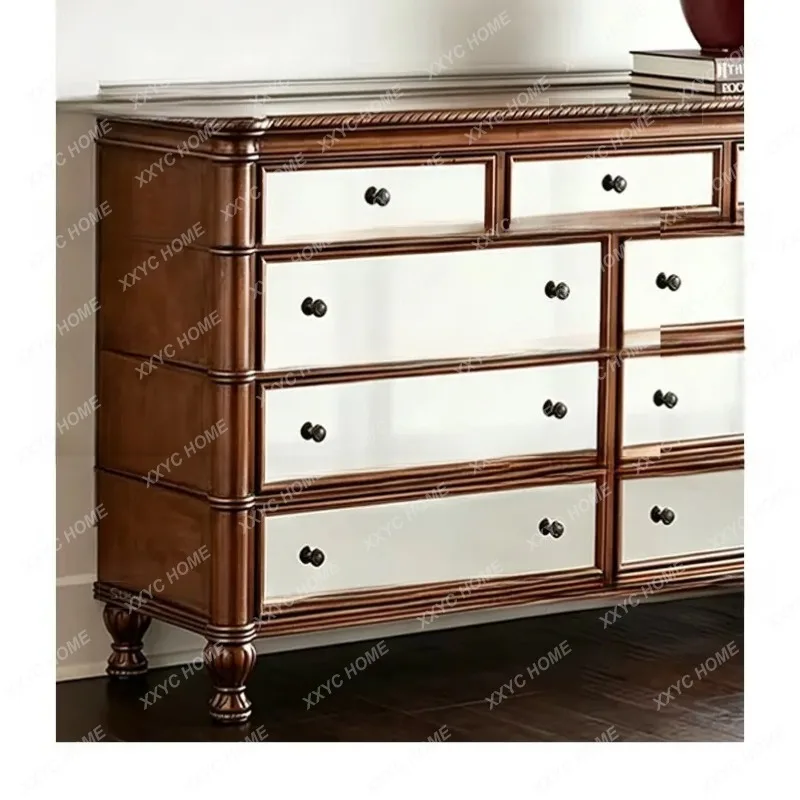 XXFactory Direct Antique Nine Dou Locker Living Room Wall Large Capacity Dou Cabinet