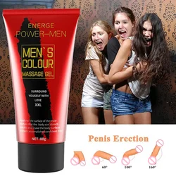 80g Big Penis Enlargement Cream Gel Increase Dick Size Male Cock Delay Erection Cream Health Care Cream for Adult External Use