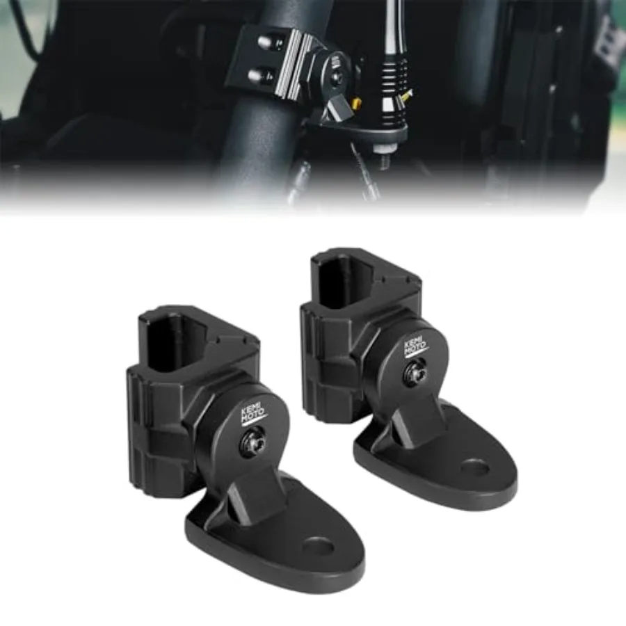 

PCS UTV Whip Light Mounts Flag Pole Mounts Light Bar Brackets CB Antenna Compatible with Polaris Ranger General Can-Am Defender