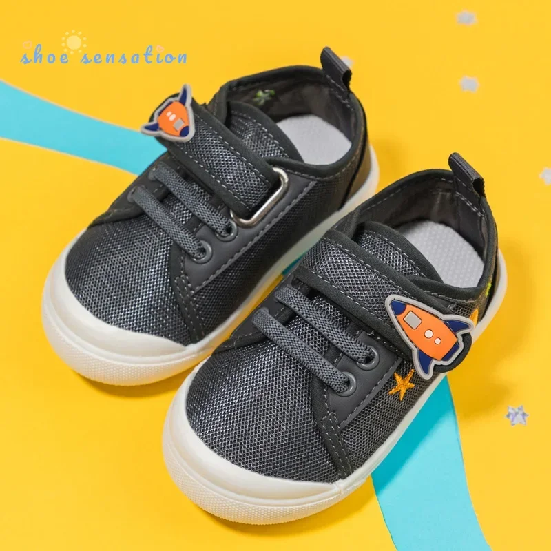 Kids Shoes Boy Girl Sports Shoes Breathable Mesh Rubber Sole Casual Rocket Cartoon Children's Boys Girls Toddler Shoes