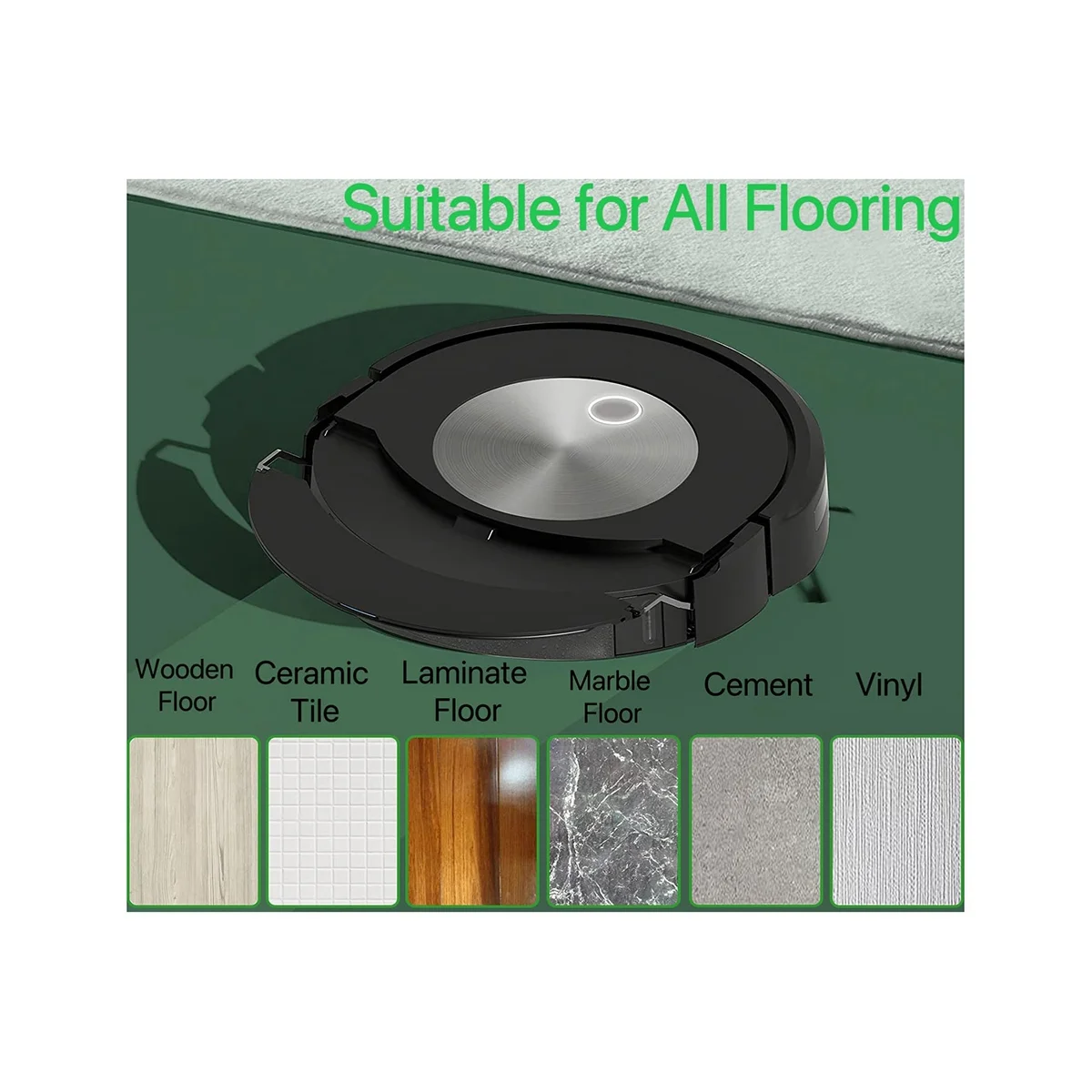 ใหม่ 4PCS Mop Pads สําหรับ Combo J7 J7 + หุ่นยนต์สูญญากาศอุปกรณ์เสริมอะไหล่