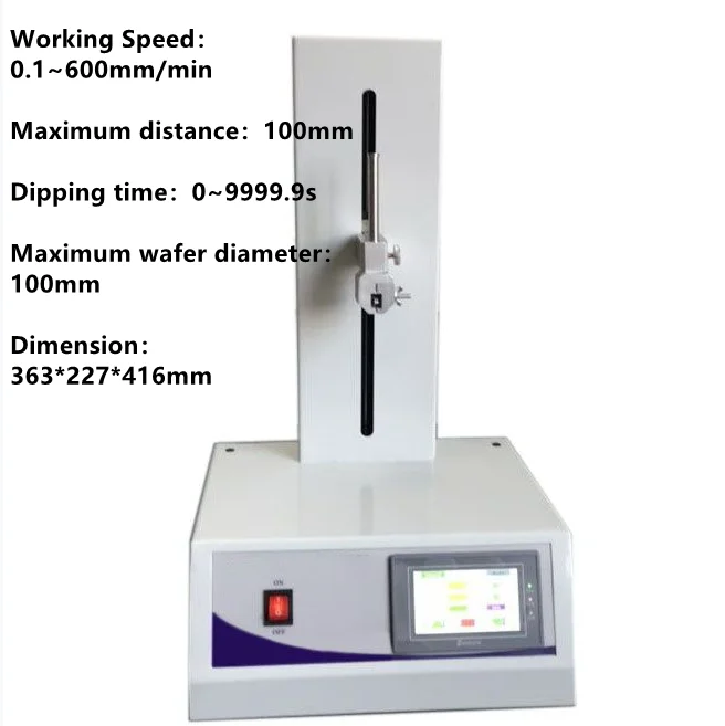 Small Desktop Programmable Dip Coater Multi Vessel Heater Coating Machine With Touch Screen for Laboratory Research