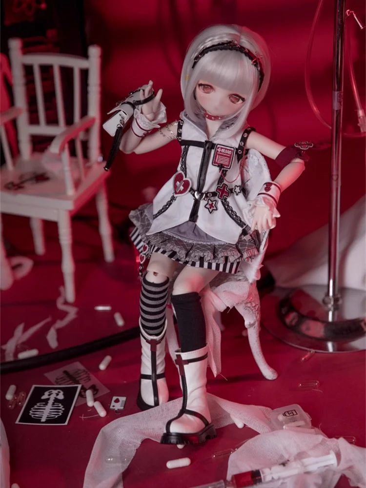 New Arrival BJD Doll Clothes For 1/4 MSD MDD Doll Accessories Bearsisiter Skirt Bag Boots Doll Dress Up Gift Diy Clothes