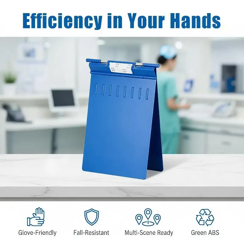 Thickened ABS Patient Chart File Folder, Lightweight Practical Folding  Record Splint Folder for Patient Document Storage