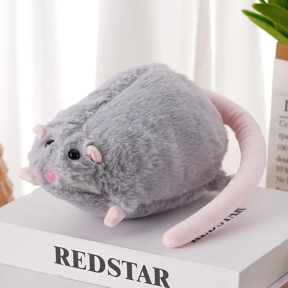 

Мягкая плюшевая игрушка-мышка в виде мультяшного кролика на ветке с цветами, большая фигурка животного для детей, подарок на день рождения, 40/90 см