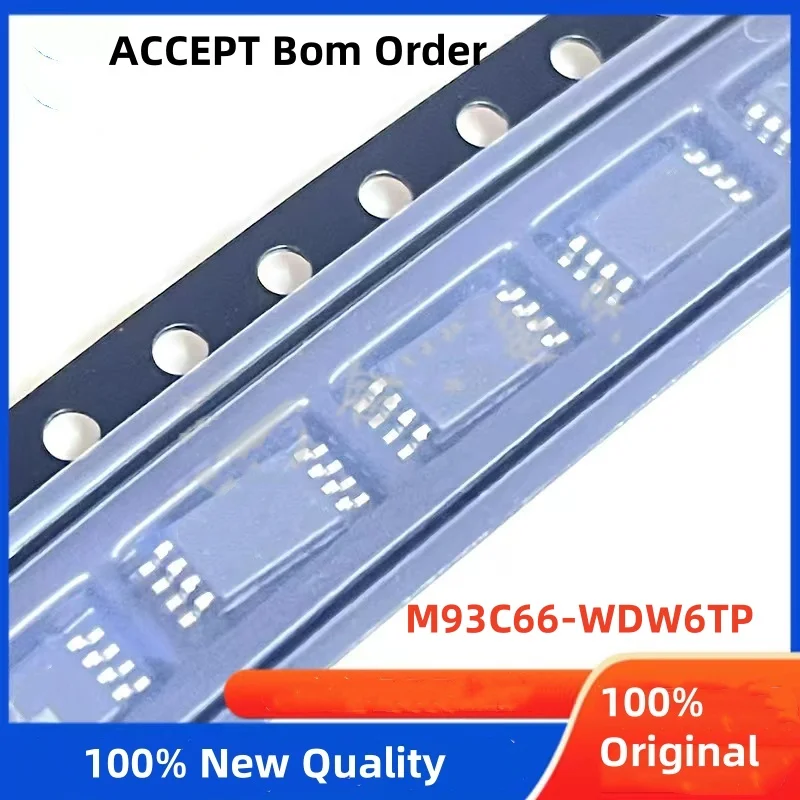 

10PCS 100% New M93C66-WDW6TP M24C64-FDW6TP M24256-BFDW6TP TSSOP-8 Brand New Original Chips ic