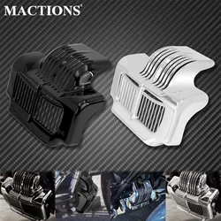 Motorcycle ABS Stock Oil Cooler Cover Black/Chrome For Harley Touring Street Electra Glide Road King FLHX FLTR FLHT 2011-2016