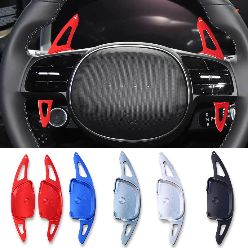 Alloy Shifter Paddles For Hyundai IONIQ 5 Ioniq 6 2021 2022 2023 Car Steering Wheel Shift Paddle Extension