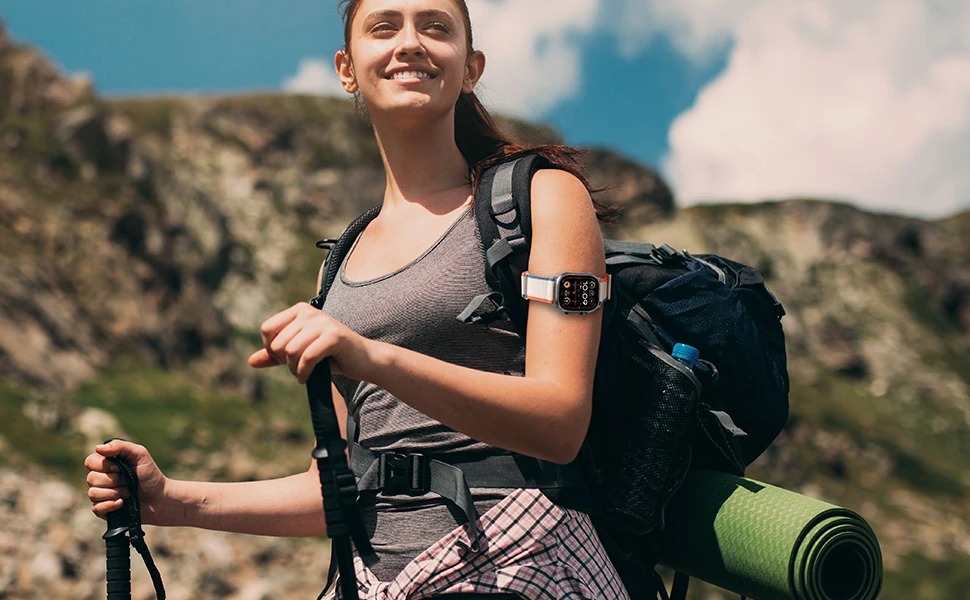 Trail Loop Armband für Apple Watch Ultra 2 49mm 44mm 40 41 45 38mm Nylon Armband/Knöchelarmband iWatch Series 9 8 7 6 SE S10 42mm 4 – Detail 4