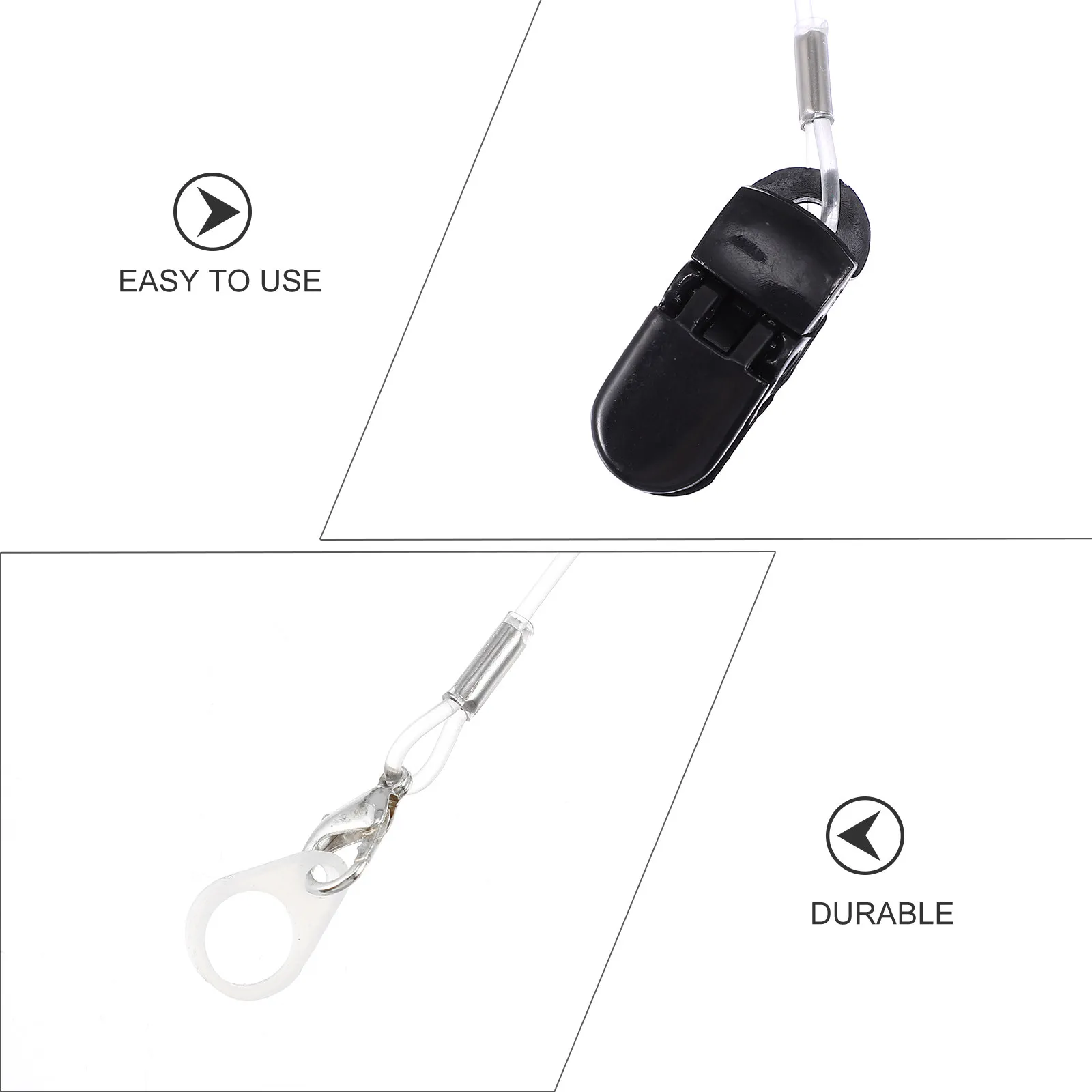 1Pcs Hearing Aid Protector Anti-Lost Hearing Aid Lanyard Premium ABS Strap for Behind-The-Ear Devices Worry-Free Daily Wear Gift view 3