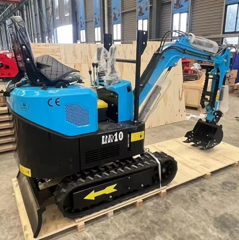 Czerwony Żółty Niebieski Czarny Kolory 1T 1.2T 1.8T 2T Hydrauliczna mała koparka Bagger Mini gąsienicowa koparka wysokoprężna z bezpłatnym łyżką