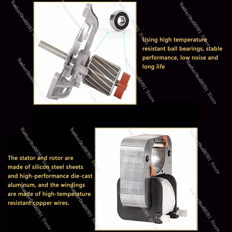 

J238-15043 Insulated Dining Car Warming Cabinet Fan Electric Oven Pellet Stove Exhaust Fan Disinfection Cabinet Oven Accessories