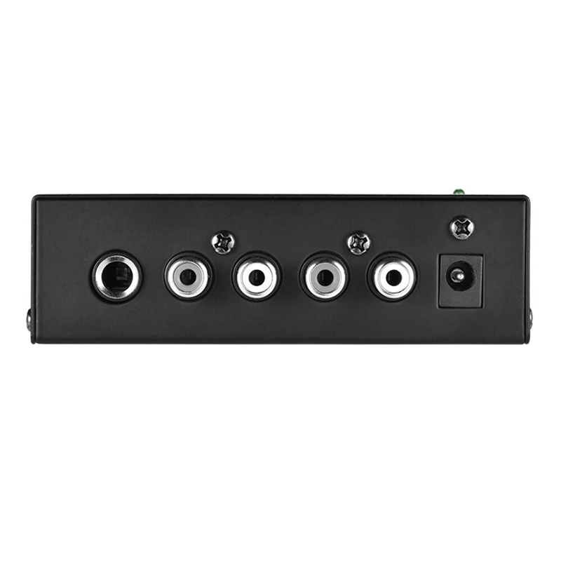 Pré-amplificador Ultra Compact Phono Preamp com Rca, 1 ", 4" TRS Interfaces, PP400 Preamp, US Plug