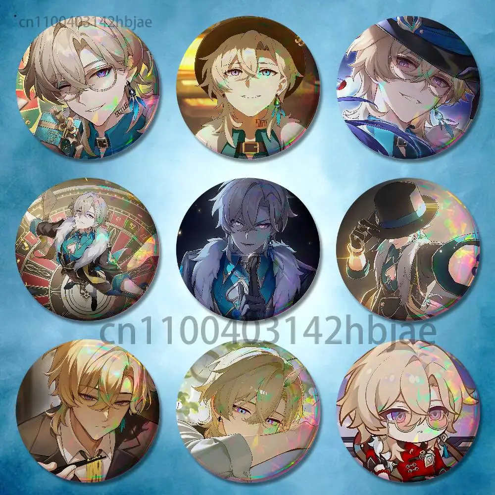 Aventurine HSR 32mm 58mm 75mm 44mm 25mm Anime Badges Brooches DIY Pins Decorations Birthday Gifts