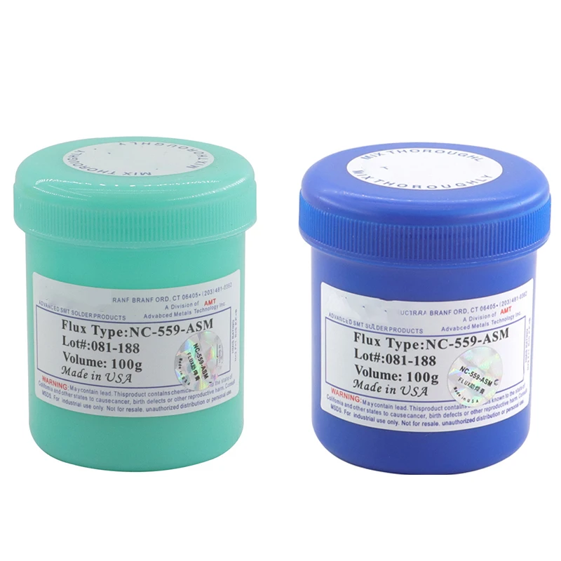 Flux NC-559-ASM Original Flux Soldering 100g Welding Paster No-Clean Solder Flux Tip Refresher Soldering Pcb Repair Welding Tool