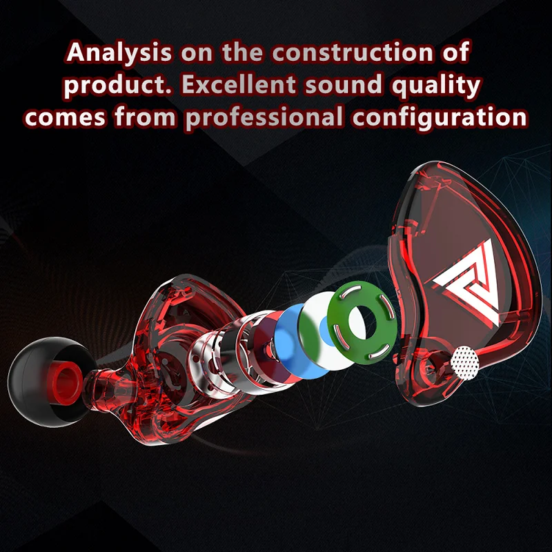 AK6 Wired In-Ear Gaming Earphones for Adults Game Room Deep Bass Earbuds with Microphone 3.5mm Headphone for Phone Running Gym view 4