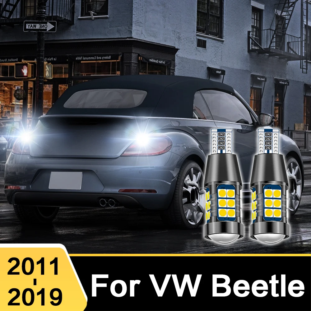 

For Volkswagen VW Beetle 2011 2012 2013 2014 2015 2016 2017 LED Car Reverse Light T15 W16W Bulbs Backup Back Up Lamp Accessories