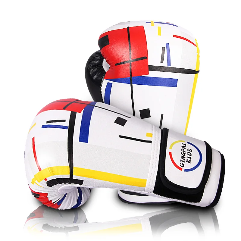 

Muay Thai MMA Kids Boxing Gloves For Children 6OZ Punching Training Sparring Mitts Martial Arts Sanda Gear Equipment