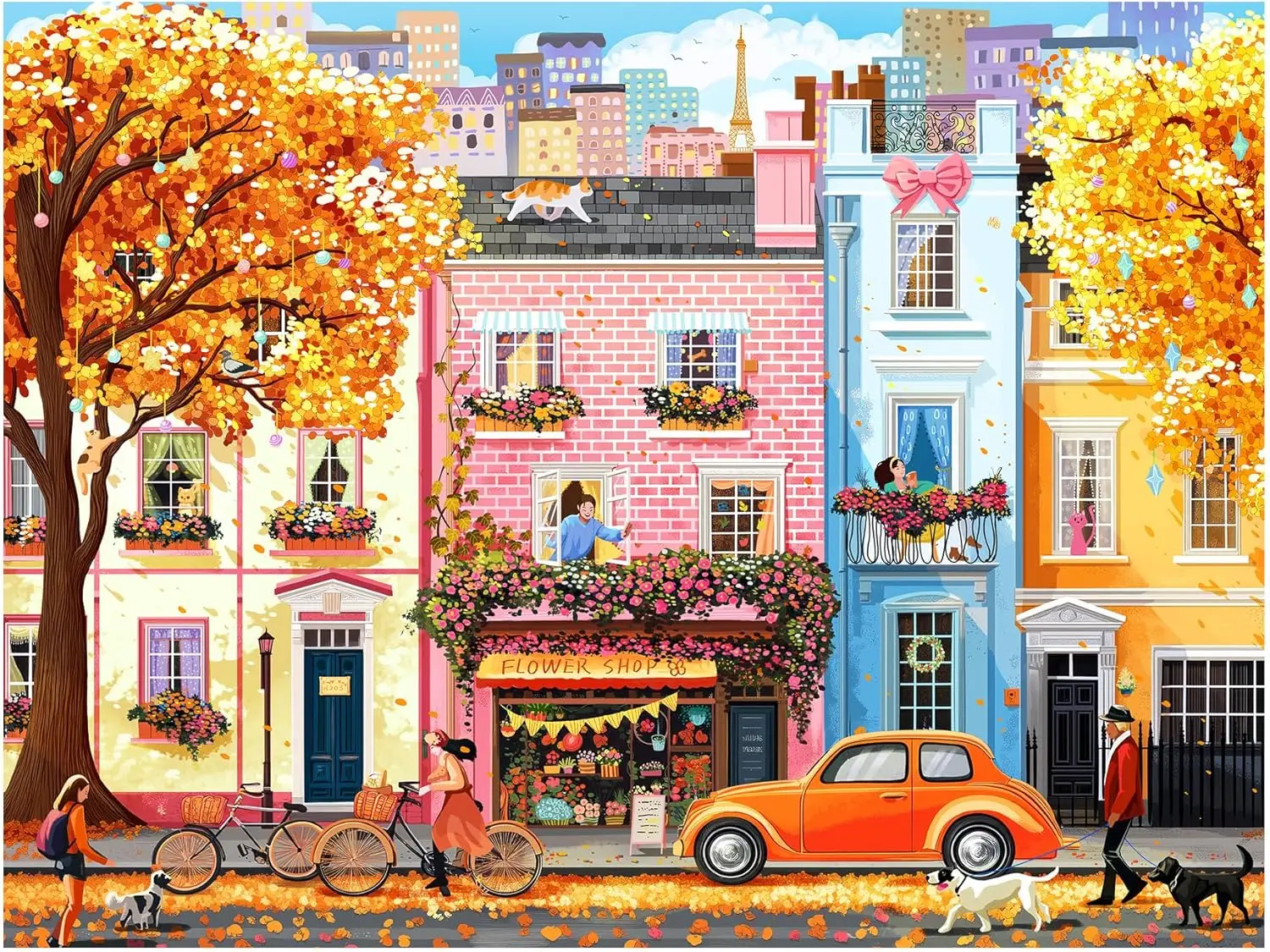 

Jigsaw Puzzles for Adults 1314/520/120pcs Paris Street Wooden Puzzles for Gameroom Bedroom Home Decor Birthday Party Gift