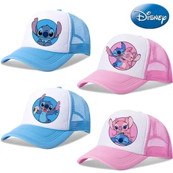 New Stitch Disney berretti da Baseball per bambini cappello Casual per bambini cappello da sole per sport all'aria aperta berretto con visiera regolabile regali di compleanno