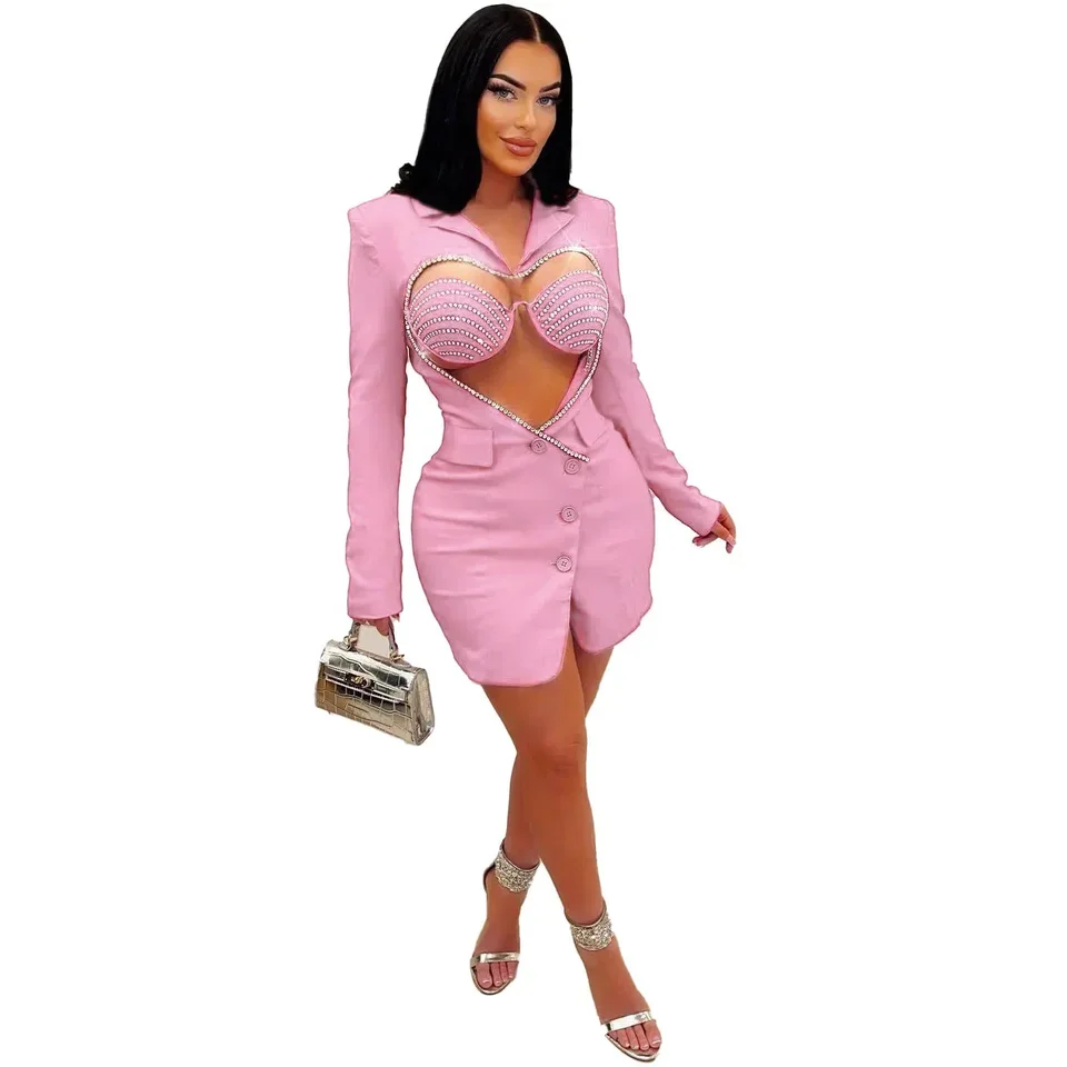 فستان للحفلات الليلية والمناسبات الخاصة وأعياد الميلاد للنساء يحبون الماس اللامع مع حمالة صدر فيستدوس