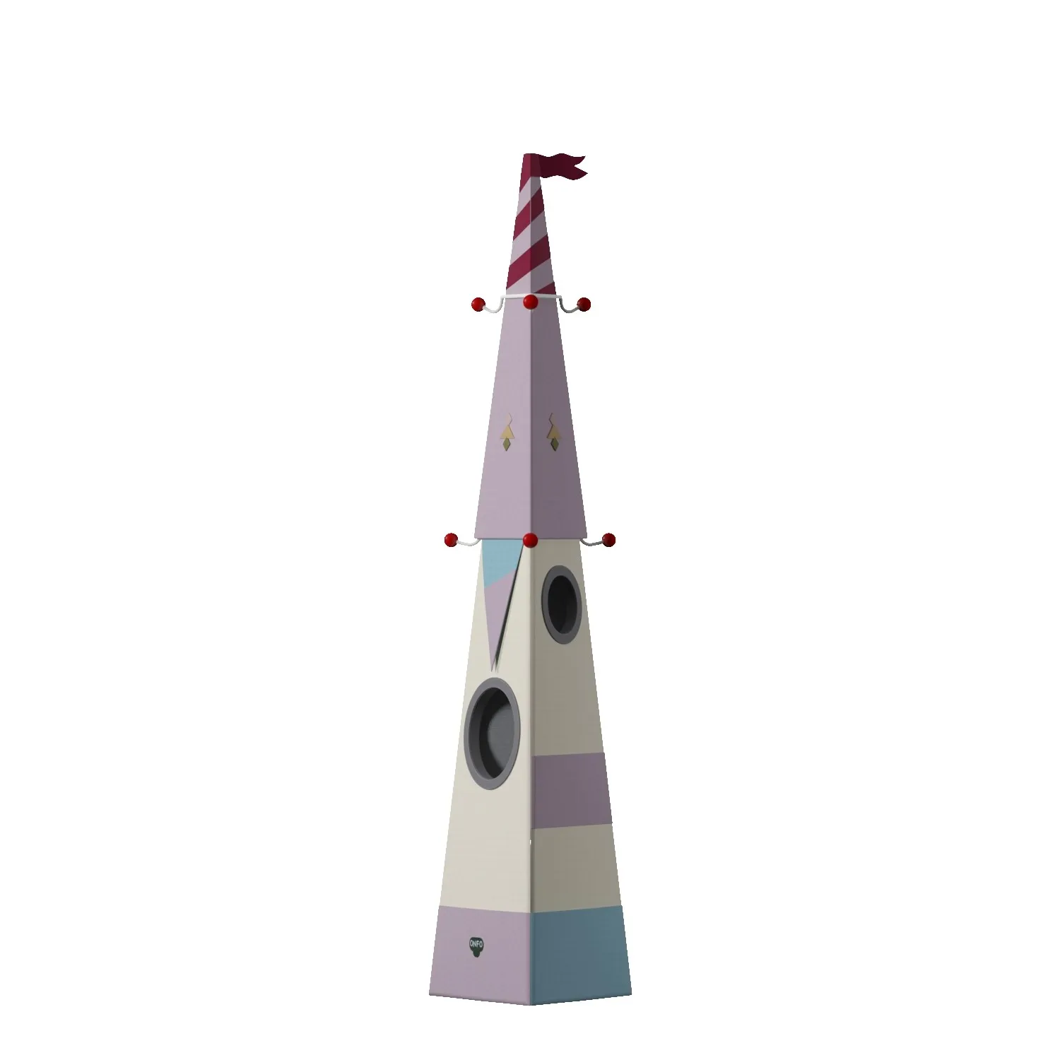 Children's Coat Rack Floor Hanging Hanger School Bag Jacket Shelf Picture Book Toy Hole Storage Rack