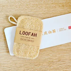 Made of environmentally friendly and biodegradable natural loofah, free to match, shower and exfoliate, kitchen（face）cleaning