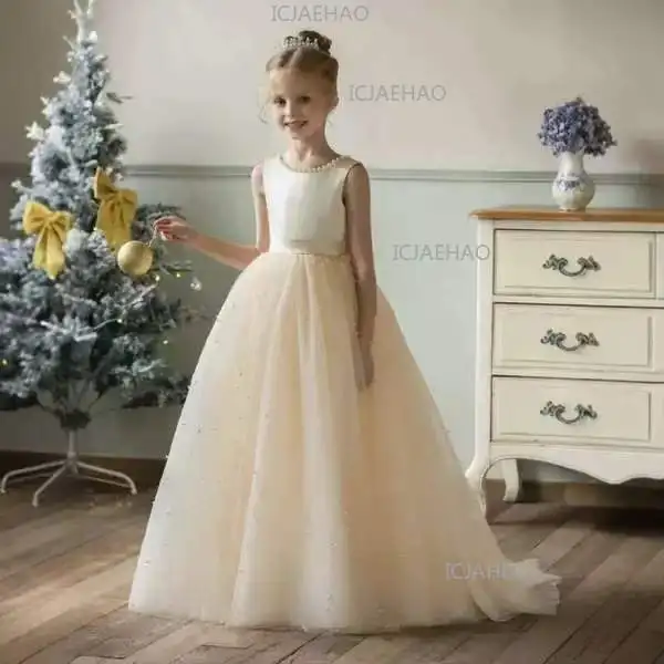 2026Kids FormalChildren's Day  Evening Dress Dress, Simple Design Princess Skirt, New Style Girls Gown   Princess Dress