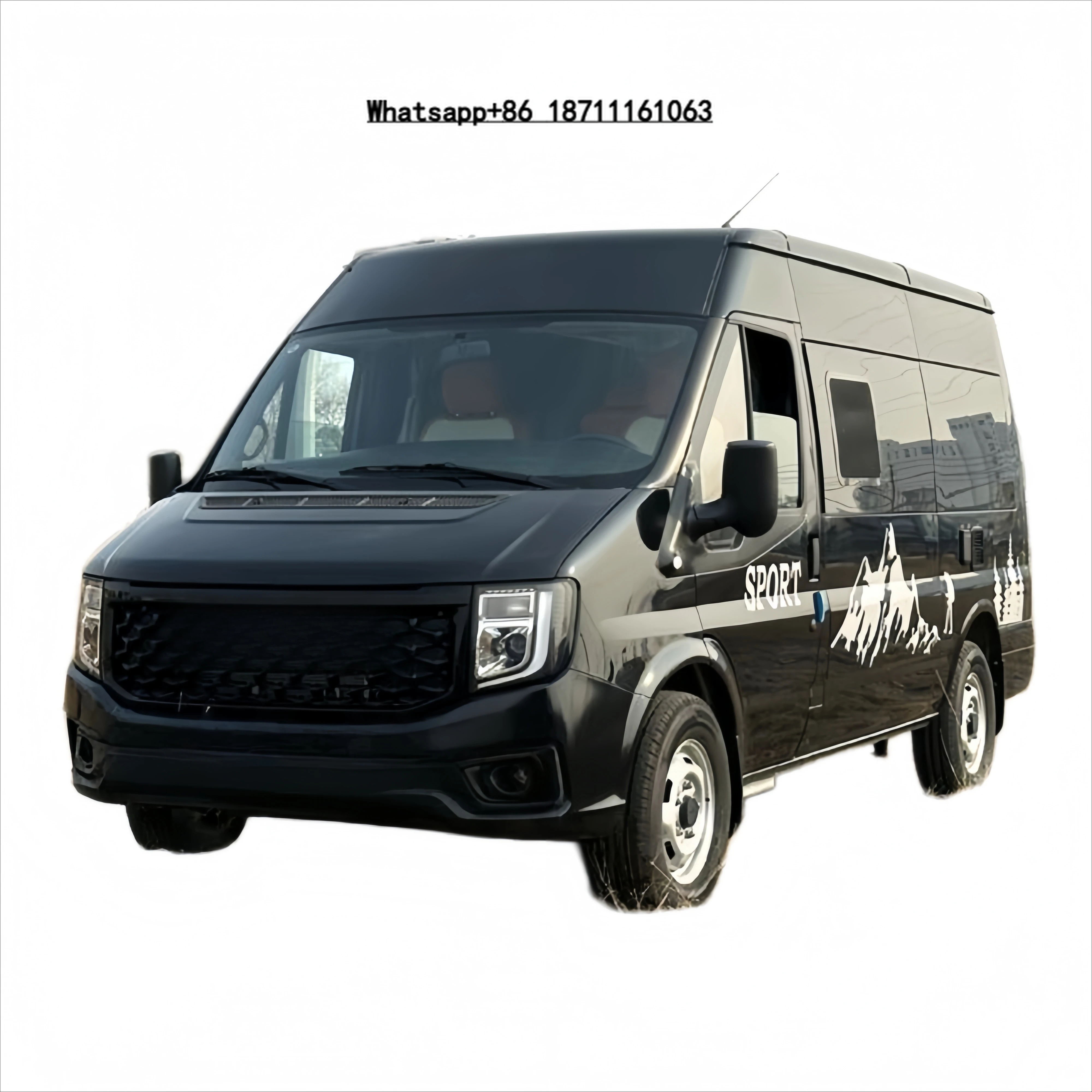 Nueva Autocaravana JMC Fushun Black Sport Tipo B con Transmisión Automática para Viajes de Aventura Todoterreno