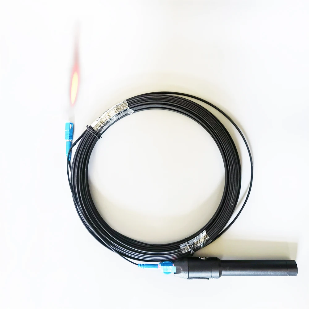 Drop Fiber Cable Outdoor FTTH Fiber Optic Patch Cord  Fiber Optical Cable SC/UPC-SC/UPC 40M/50M/60M Fiber Optic Internet Cable