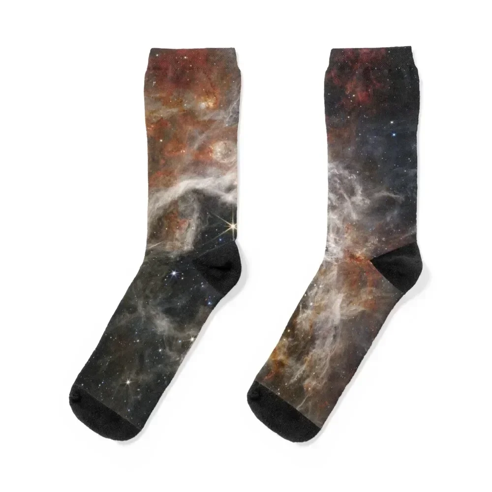 

Tarantula Nebula JWST NIRCam Image Stars Galaxy Gorgeous Socks New year's halloween funny gift Socks For Men Women's