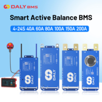 Daly Active Balance BMS 4S 8S 16S 20S 24S 40A 60A 80A 100A 150A 200Abms WIFI built in bt smart 1A BT BMS bms Lifepo4 NMC Li-Ion