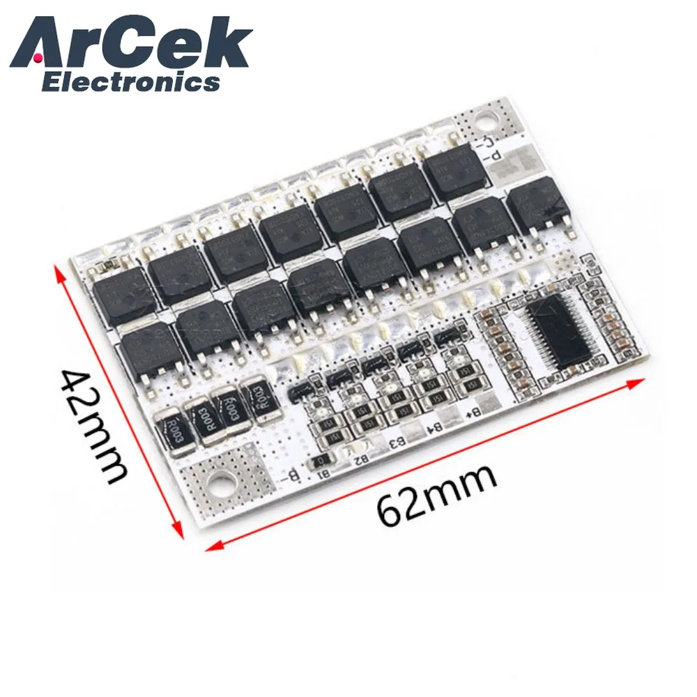 3S/4S/5S BMS 12V 16.8V 21V 100A Li-ion Ternary Lithium Battery Protection Circuit Board 18650 Li-POLYMER Balance Charging Module