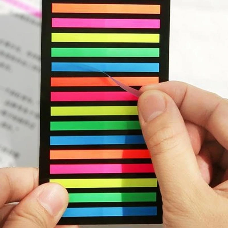 300Pcs Sticky Index Tabs Markers Translucent Page Tabs Book Markers