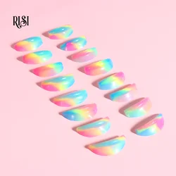 RISI 8Pairs Silicone Eyelash Perm Pads Colorful Lashes Rods Shield Lifting 3D Eyelash Curler Accessories Applicator Makeup Tool