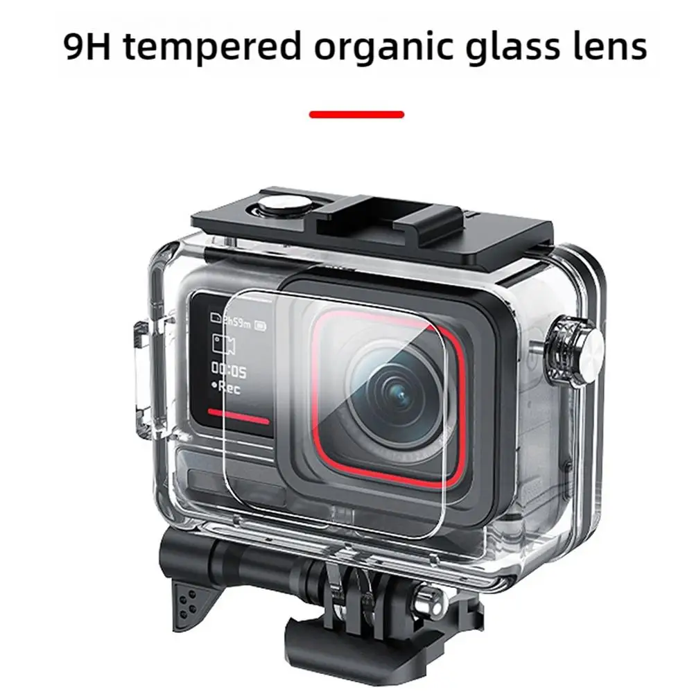 Waterproof Housing Case For Insta360 Ace Pro 2 Underwater Diving Protective Case Anti-scratch Clear Sports Camera Accessories