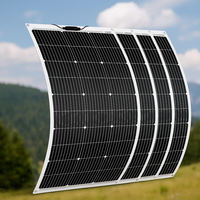 DOKIO 18V 100W Flexible Solar Panel /100-400W Panels Kit Complete With 12V Battery Charging Controller For RV/Car/Boat/Moblie