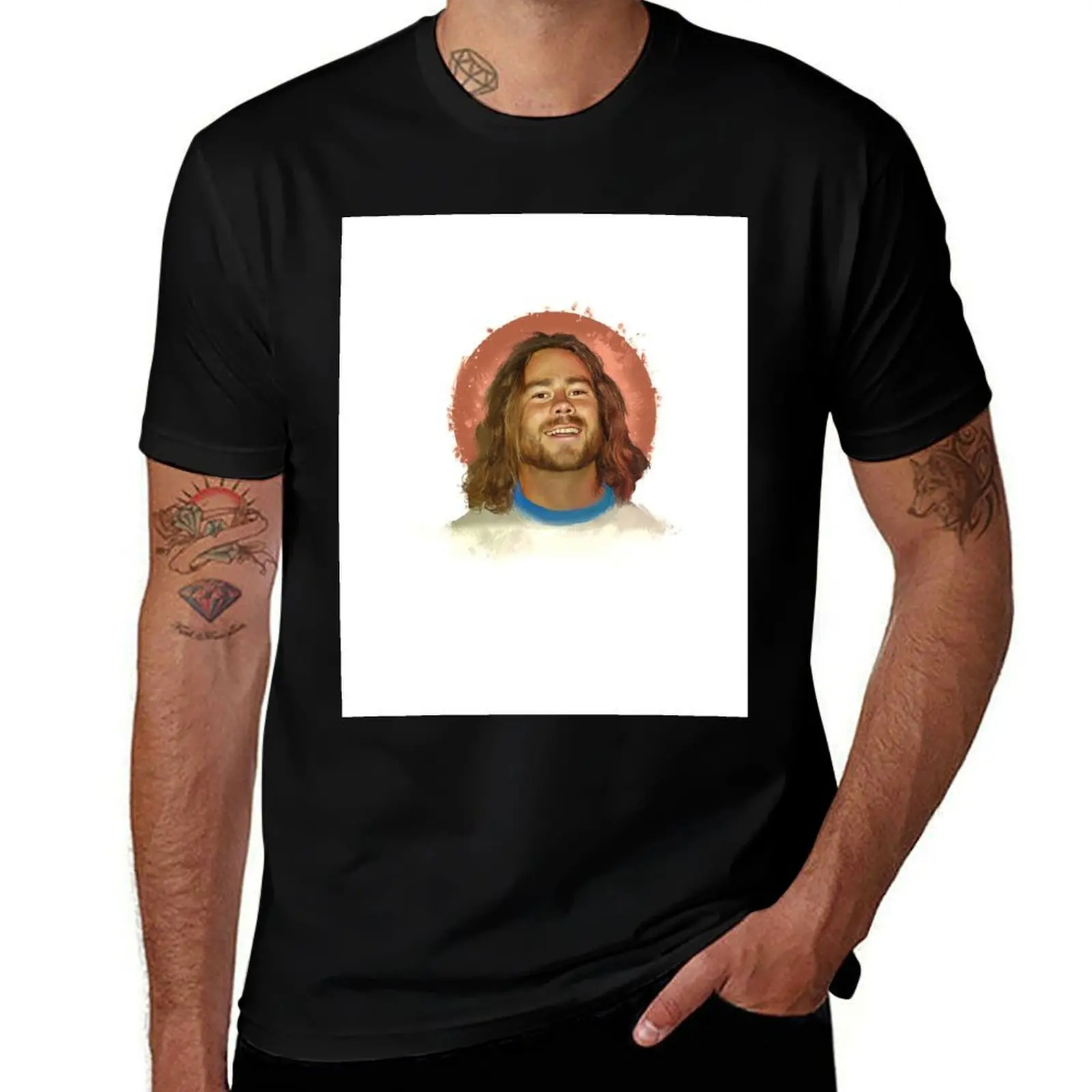 

CHRIS PONTIUS - Famous comedian Portraits T-Shirt essential t shirt valentines clothes funny t shirts for men