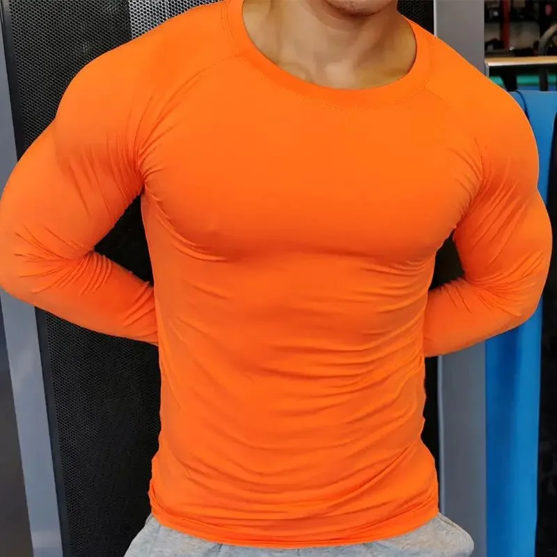 Men Women Kids Children Boy Girl Compression Running Long T Shirt Fitness Sport Basketball Football Gym Sportswear Clothes B659