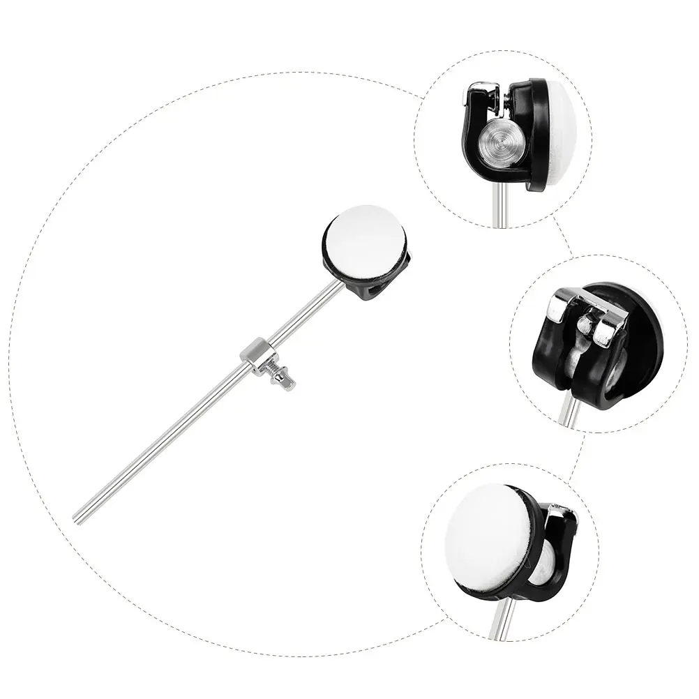 

Jazz Drum Hammer Head The Kit Parts Pedal Beater Percussion Mallets Abs Beaters Instruments