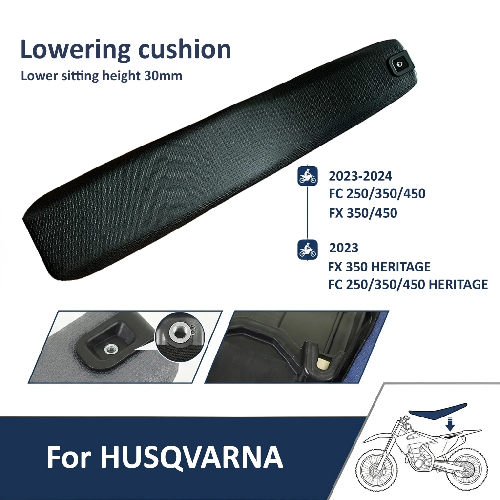 

Низкопрофильное сиденье для мотоциклов Husqvarna FE FC FX FS TC TE TX 125 150 250 300 350 450 (модифицированные запчасти для мотокросса)