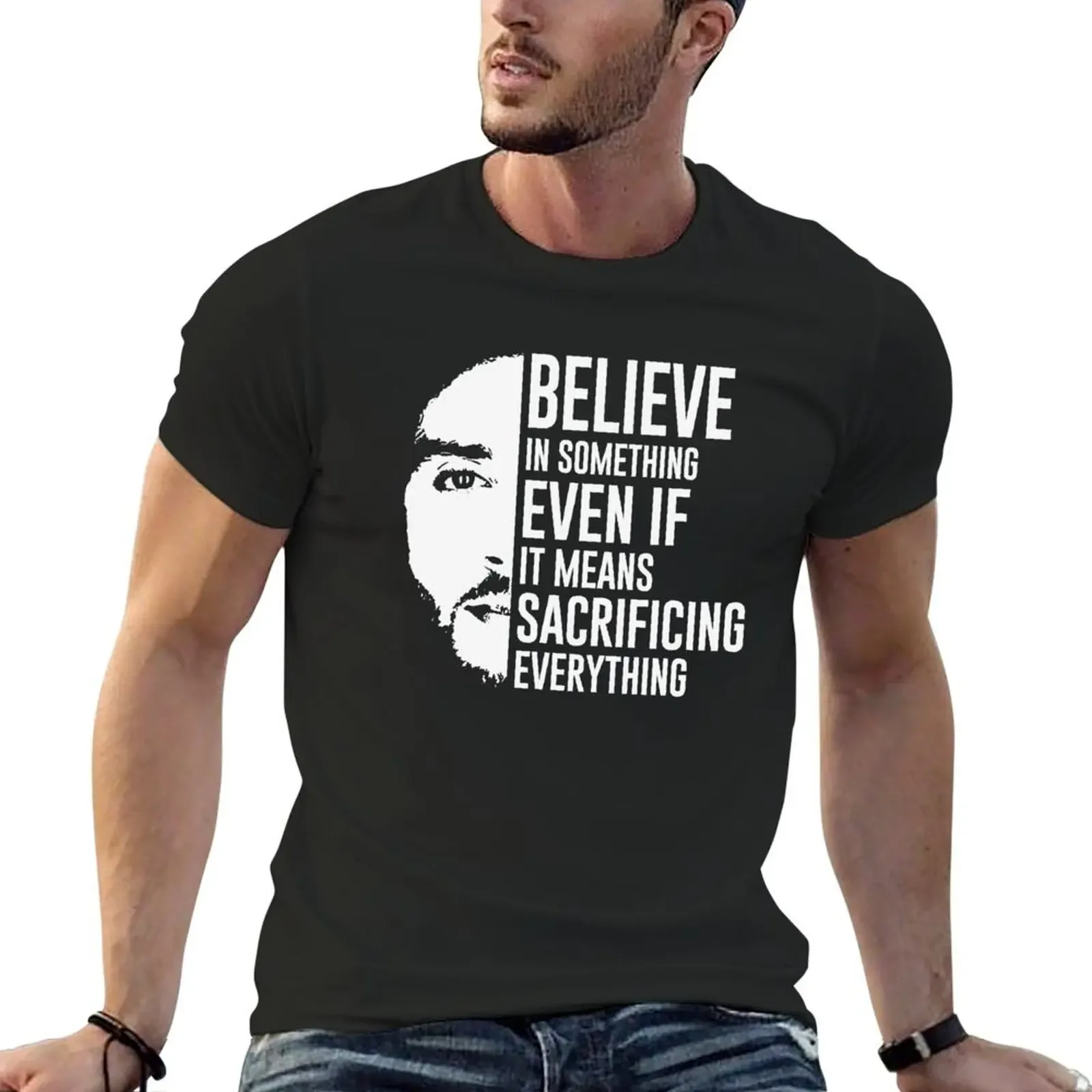 

Believe In Something Colin Kaepernick Slim Fit T Love T-Shirt man clothes vintage clothes mens designer clothes