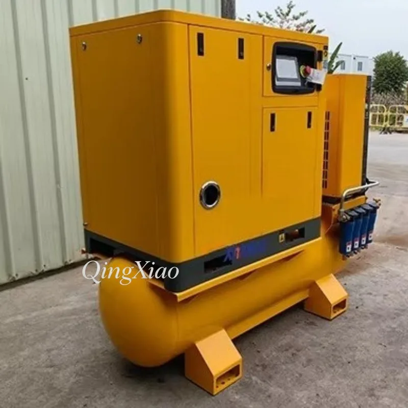Industrial Rotary Screw Air Compressor Compact Integrated Structure Workshop Manufacturing Construction Mining Stable Air Supply