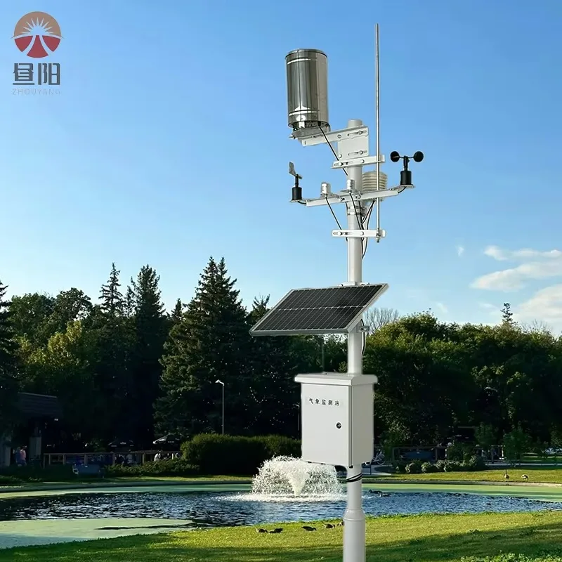 

[Hot Sale] High Accuracy Solar Weather Station For Agricultural Use Environmental Ing And Data Analysis 4G WiFi Weather Station