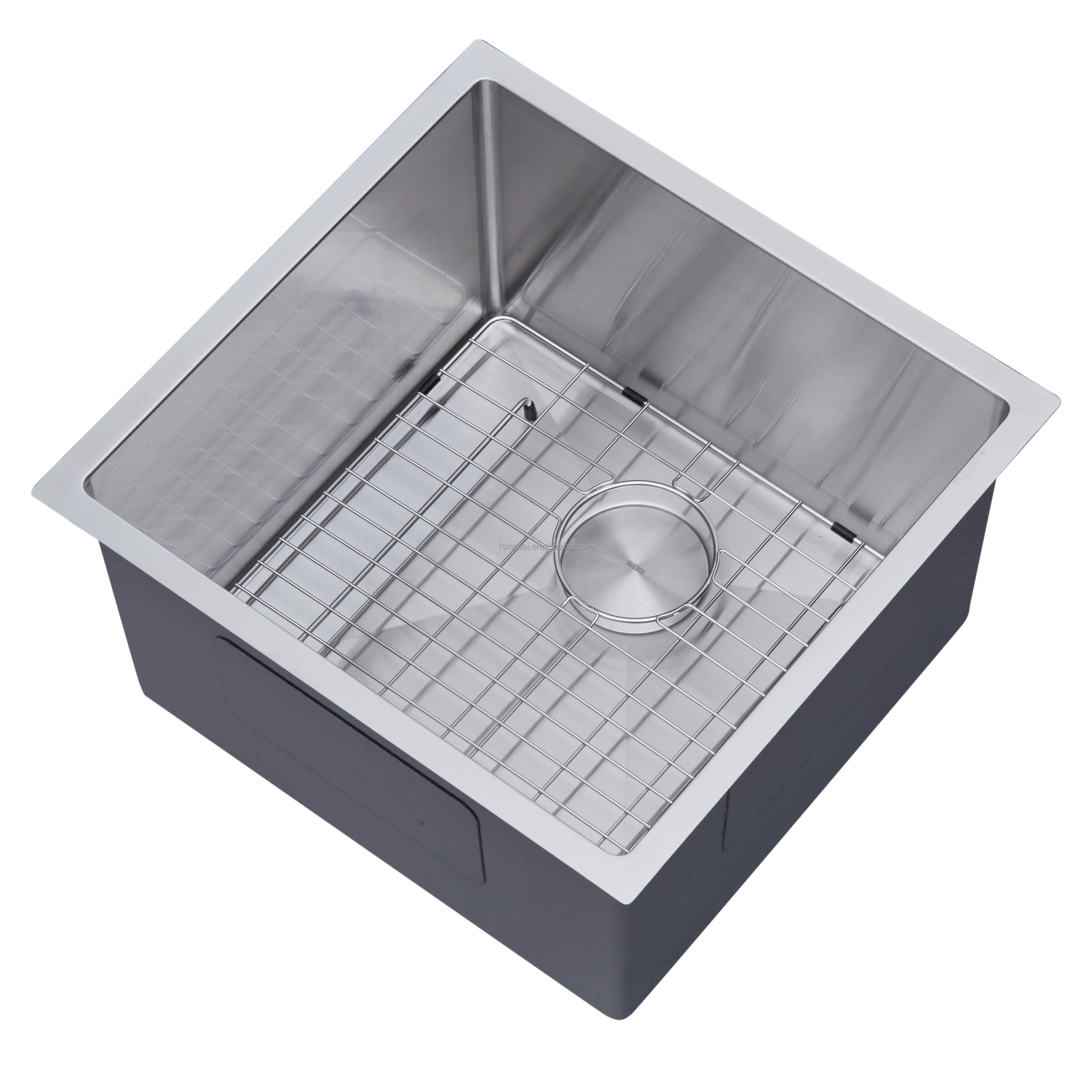 

Large Capacity 12 Inch Deep Stainless Steel Sink With Accessories Brushed SUS304 Sink For Home Bar RV Kitchen