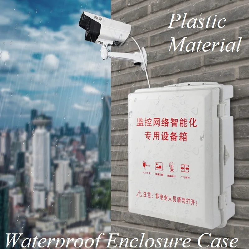 Plastic Waterproof Enclosure Case with Lock, Rainproof Enclosure Box with Lock, Electrical Enclosure Case, Waterproof Sealed Box