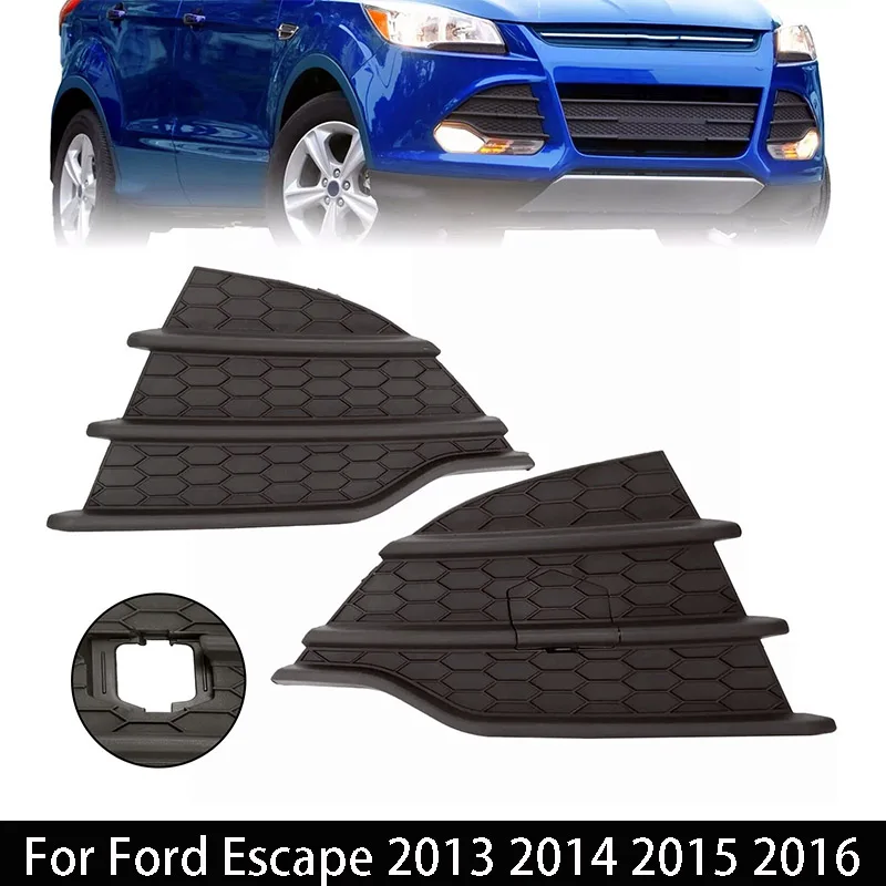 

Front Bumper Fog Light Cover For Ford Escape 2013-2016 Front Bumper Fog Lamp Cover Black CJ5Z17E810AA,CJ5Z17E811AA