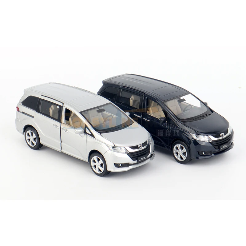 JKM 1:32 Scale Diecast Alloy Honda Business MPV Van Toys Cars Model Classics Nostalgia Adult Collection Souvenir Static Display