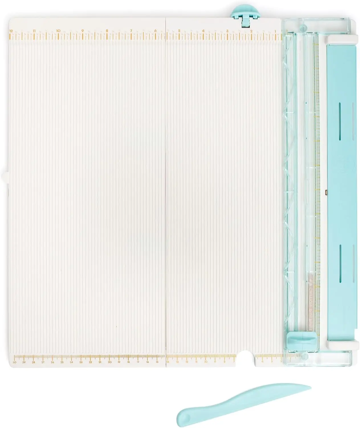 

12x12 Scoring Board with Titanium Blades for Scrapbooking, Card Making, Paper Crafts - Precision Trimming Tool